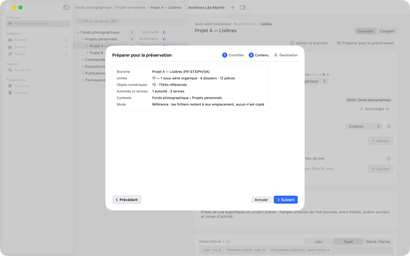 Memory Atlas — Préparer pour la préservation